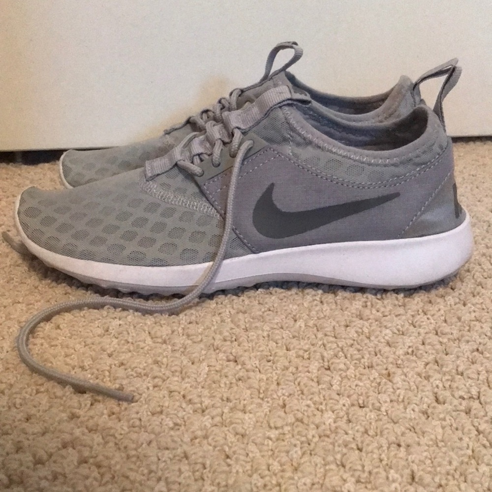 Grey Nike trainers
